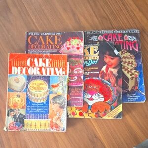 Vintage Wilton Cake Decorating Yearbooks